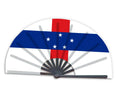 2022 Wholesale Custom Printed National Cuntry Flag Netherlands Antilles Folding Bamboo Hand Held Fan