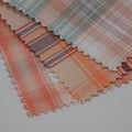 Wholesale Uniform School Kids Yarn Dyed Check Plaid Twill 100 Polyester Woven Fabric for Shirt Skirt