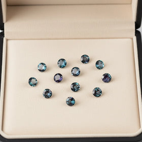 Custom-made Laboratory Alexander Faceted Gemstones Loose Gemstone Supplier Silver Custom Jewelry Professional Gems Customized