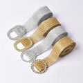 New Style Rhinestone Diamond Waistband Trouser Strap Match Women Dress Clothes Decoration Bridal Silver Metal Crystal Belts