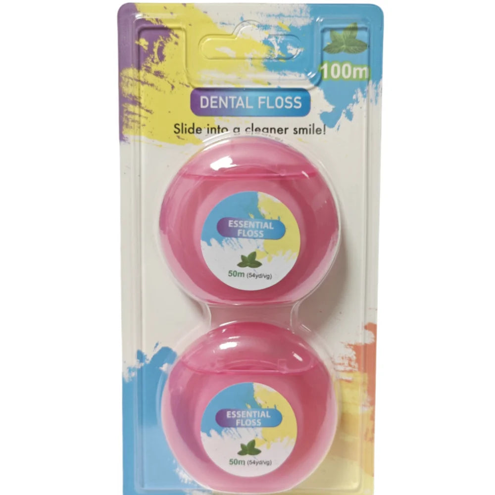 Mint Flavored Nylon Dental Flossers Oral Hygiene Teeth Cleaning Tools in Box String Flossing Oral Flossers