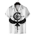 Men's Breathable Summer Casual Hawaiian Shirts Short Sleeves Lapel Digital Printed