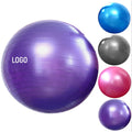 45-85cm Brown Color Anti-Burst Yoga Pilates Ball PVC Material Soft Exercise Ball