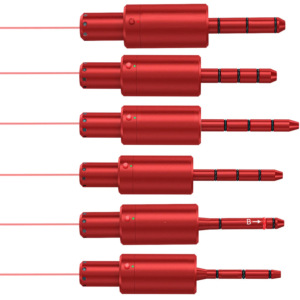 Aetronix Laser Training Dual-purpose Zeroing&shooting Practice Cartridge Dry Fire Training Red Light Red Laser Sight Calibrater MegaBDM