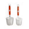 Stainless Steel Colander Noodle Dumplings Mesh Basket Fryer French Fries Dryer Vegetable Frying Basket Sink Strainer for Kitchen
