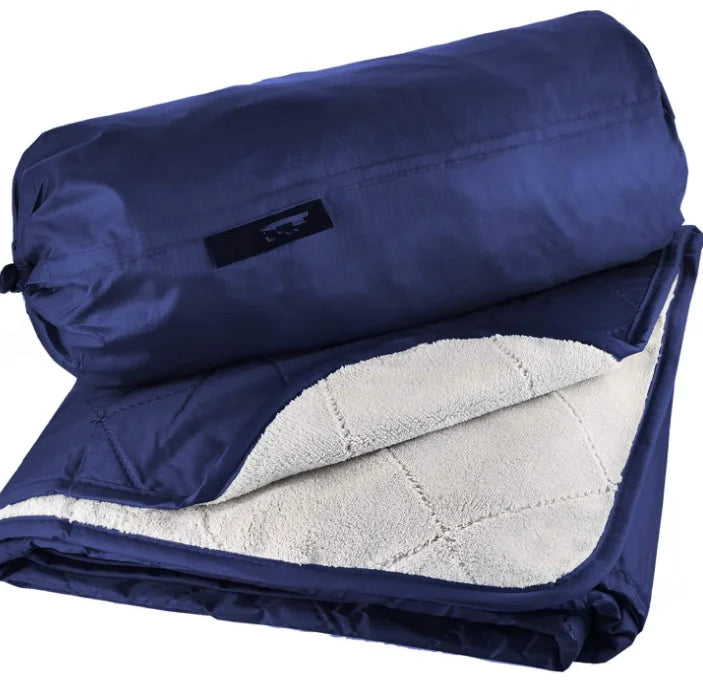 WQ Custom Portable Woven Waterproof Picnic Blanket Mat square Beach Outdoor Travel Camping Oxford Picnic Mat