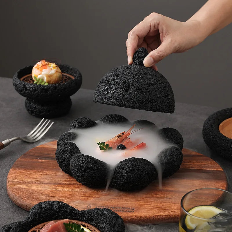 Design Artistic Concept Sashimi Plate  Creative Molecular Cuisine Tableware for Hotels and Restaurants
