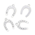 Charms Lucky Horseshoe Good Luck Talisman 21x16mm Handmade Making FitVintage Tibetan Silver Color PendantsDIY for Bracelet Nec