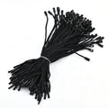 wholesale Garment Hangtag Factory Direct Sale black Color Bullet Plastic Hang Seal Tag String cotton for Clothing