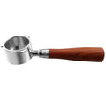 51mm Delonghi  Espresso Machine Portafilter Barista Coffee Bottomless Portafilter with Wood Handle Coffee Accessories
