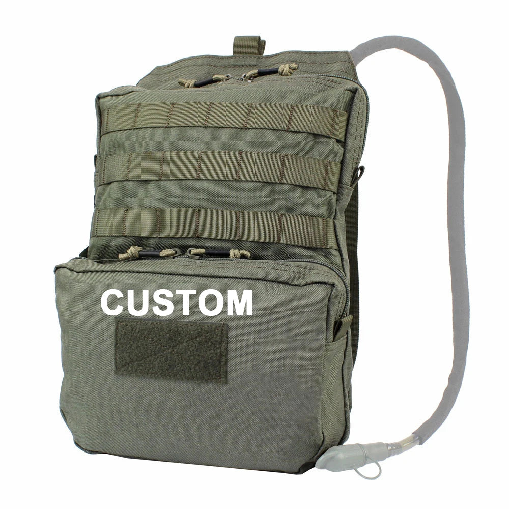 3L Nylon Bladder Hiking Water Backpack Carrier Bag Water Tactical Molle Custom Hydration Bag Backpack