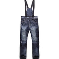 Unisex Custom Fully Seam Taped Waterproof Breathable Skiing Jeans Overalls Windproof Outdoor Snow Pants for Men and Women