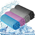 Customized Summer Knitted 30*100cm Sports Towel Cooling Fitness Gym Running Towel with Ice Cold Chilly Effect