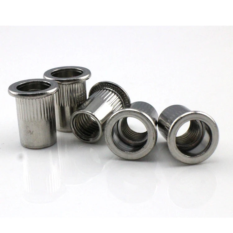 Stainless Steel Rivet Nut Clinching Nut M3 M4 M5 M6 M8 M10 Aluminium Flat Head Rivet Nuts