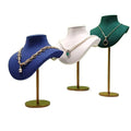 Portrait Shelf Neck Props High-end Metal Necklace Jewelry Window Display Rack