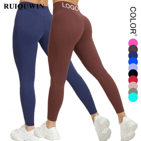 RUIQUWIN Quick Dry High Waist Sports Pants Women Fitness Workout Scrunch Butt Leggings Training Running Yoga Leggings