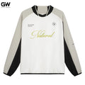 Autumn Winter Old-School Style College Tshirt 200g 100% Polyester Three Striped Long Sleeves Loose Top Base Layer