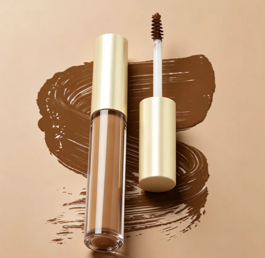 Private Label Vegan Brow Pomade Natural Fiber Builder Gel Waterproof Eye Brow Pencil for Volumized Eyebrows