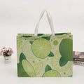 Customized Reusable Non-Woven Shopping Tote Fashion Style With Recycled PP Fabric PC Material Laminated Handle Carrying Logo