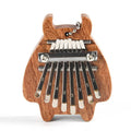 8-Key Mini Kalimba Portable Thumb Finger Piano Percussion Pocket Musical Instrument with Necklace