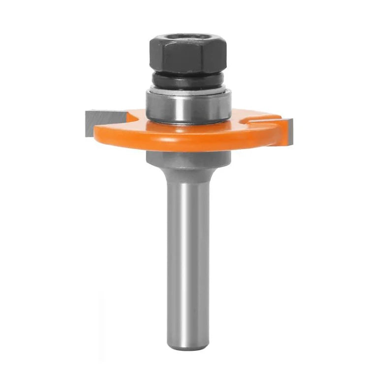 8mm Shank Carbide Tooth Width 3mm 5mm T Type Slotting Woodworking Router Bits Wood Milling Cutters with Top Bearing