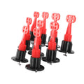 Red Reusable Tile Leveler Spacer T Shape Levelling Shim Flooring Alignment Leveller