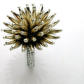 Classic Silver Beads Flower Napkin Ring Shiny Elegant Table Decor for Wedding Banquet Restaurant Hotel Home