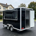 New Type Yiwanjia YWJ-FT01 Stainless Steel Frame Street Food Trailer for Coffee Van Catering Cart Burgers Fries Ice Cream Food