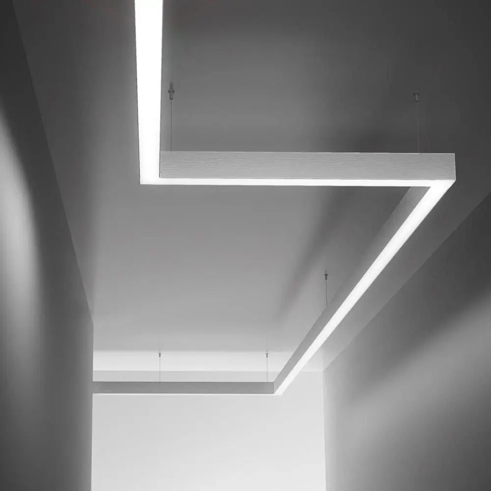 50mm LED Linear Pendant Light Commercial Continuous Line Ceiling Light for Office Store