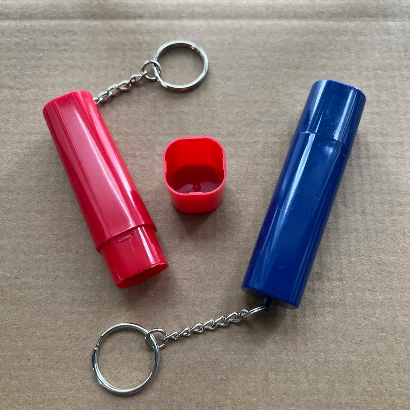 Promotion Custom Smoking Accessory Portable Travel Plastic Mini Ashtray With Keychain