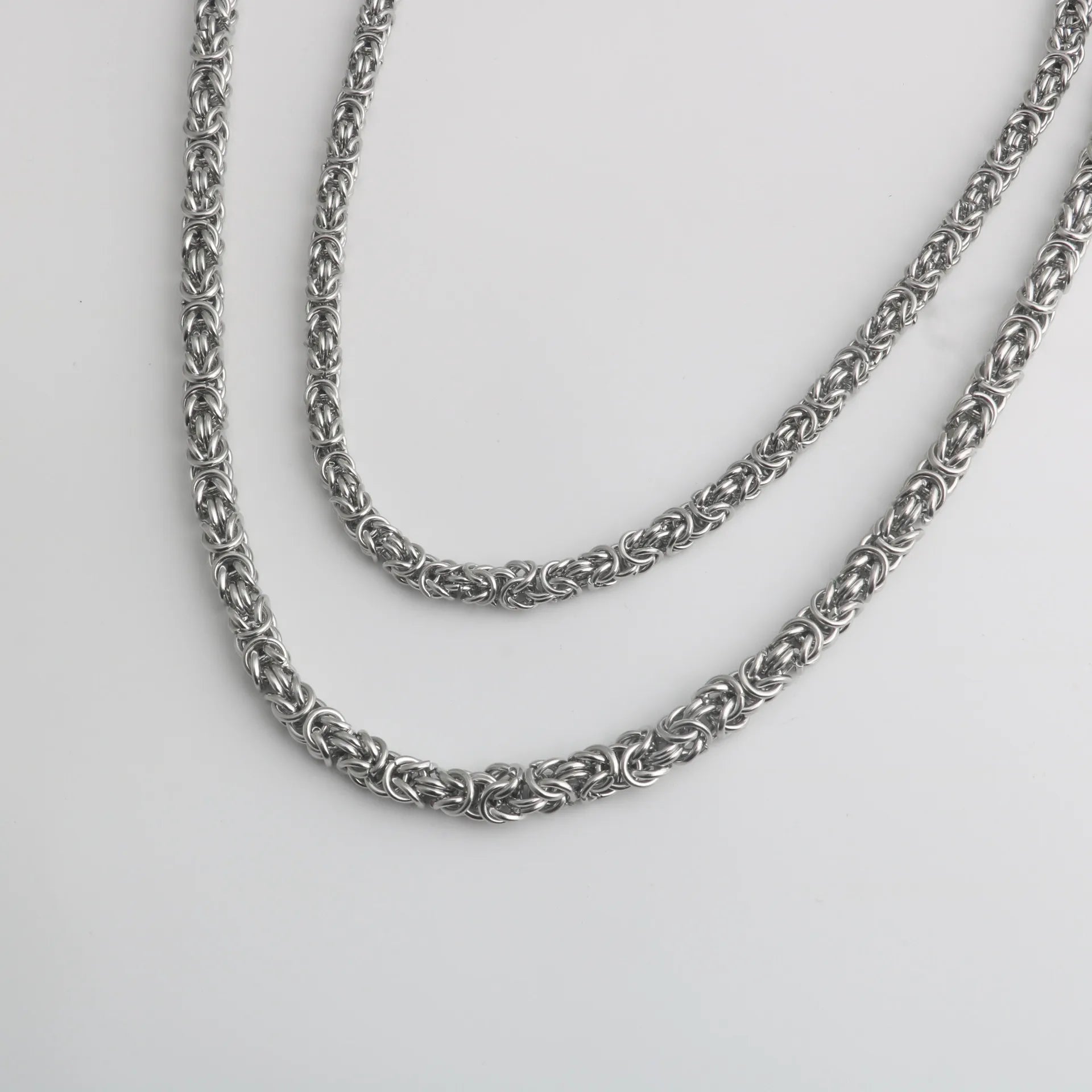 Stainless Steel Handmade Interlocking Chain Tagor Jewelry Faucet Chain Snake Bone Keel Necklace Bag Wholesale