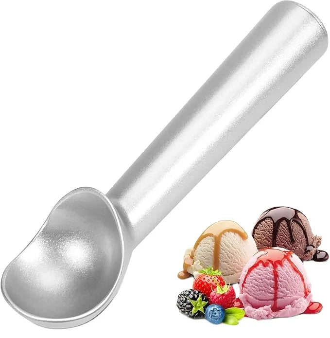 Kitchen Tool Aluminum Design Ice Cream Scoop 7 Inches Nonstick Anti-Freeze Ice Cream Scooper Spoon for Gelato