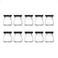 100ml 150ml Wide Mouth Glass Jar Short with Lids for Pudding Jam