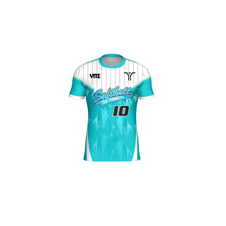 Wholesale Custom Printed Softball & Baseball Jerseys 100% Polyester Quick Dry Breathable Jersey Sets
