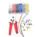 Hand Crimping Tools Set Hexagon KIT-1200E Wire Crimper Plier Terminal Lugs Kit