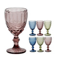 Beauchy Creative Carton Goblet 300ml Retro Diamond Tea Cup Water Glass Inside Party