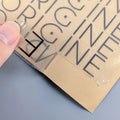 High Quality custom nickel Label Metal Transfer Stickers Custom Logo Stickers 3d rose sticker logo