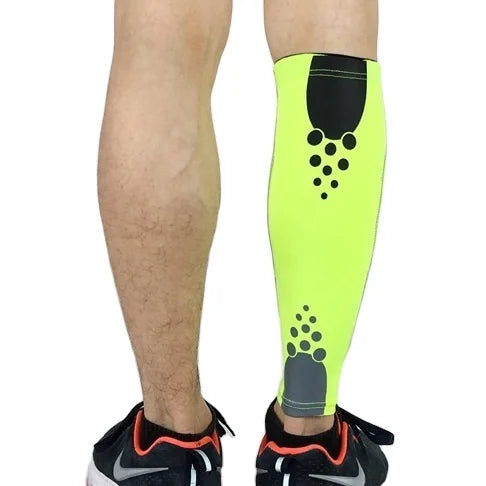 Custom Gym Fitness Knee Sleeves Basketball Running Non Slip Leg Calf Protector Compression Shin Sleeve