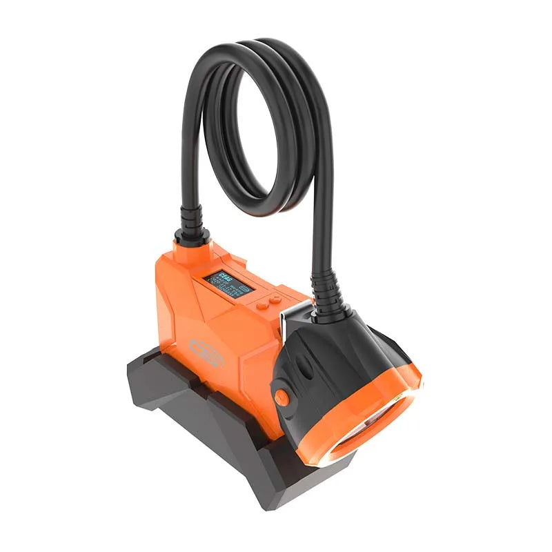 25000Lux KL8LM Rechargeable Mine Lamp Digital Corded Cap Lamp Mining Led Lamp
