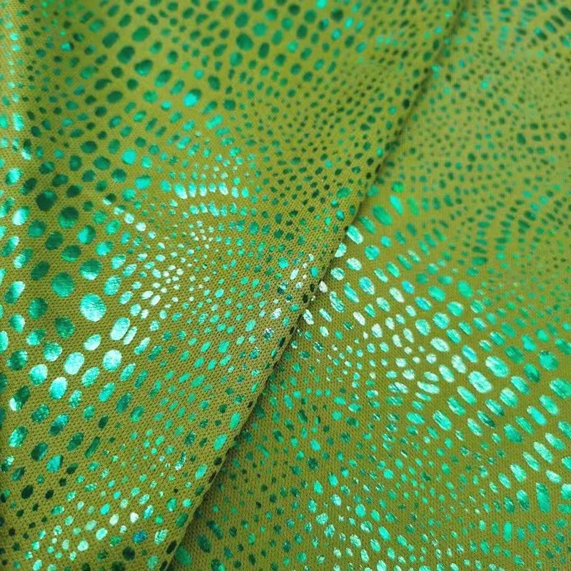 Women's Waterproof Foiled Leather Fabric in Bright Colors Shiny PU for Dresses and Accessories for Skirts