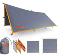 WOQI TRain Fly Tent Tarp  Waterproof Lightweight Survival Gear   Shelter for Camping  Hiking Backpacking Hammock
