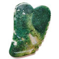 Diy Private Label 100% Natural Anti Aging Beauty Facial Skin GuaSha Scraping Tool Indian agate Jade Gua Sha Stone Set Of Gift Kit