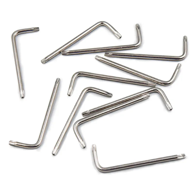 Hand Tool L Shaped Wrench Star Torx Key Nickel Plated Carbon Steel T10 T15 T20 T25 T30 T40 T45 Security Torx Key