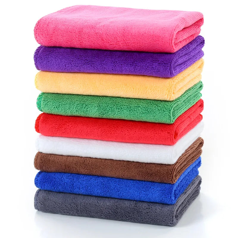 Super Quick Dry Towel Car Wash Cloths Microfiber Children's Hand Towel Kitchen Cleaning Towel logo