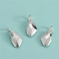 Personalized 925 Sterling Silver Irregularly Stone Shaped Charm Pendant for Bracelet Necklace Making Accessories