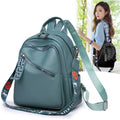 Fashion Casual Large-capacity College Style Travel Bag Pu Leather Backpack Women's Backpacks Leather Student Backpack