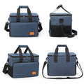 Large Capacity Aluminum Foil Food Insulated Lunch Bag Thermal Foldable Eco-Friendly Reusable Food Picnic Bag