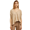 Inner Mongolian 100% Cashmere Plus Size Women Sweater Knitted Ladies Top Pullover With Short Sleeve
