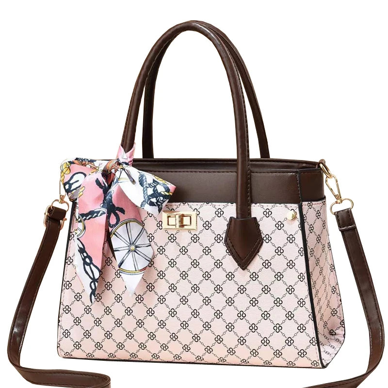 2022 New Comfortable and Lightweight Large Tote Bag Handbags for Women Waterproof Polyester Lining Material Sweet Tote Bags