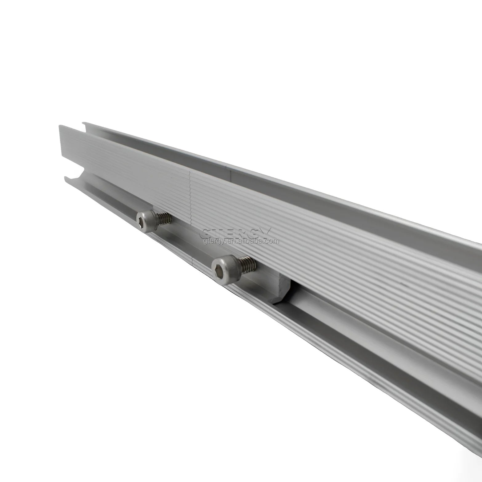 U-Shape 150mm Stainless Steel 304 Aluminum Rail Connector for Solar Panel Mounting Anodized Surface Tile Rooftop Use